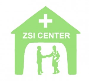 drawing of a medical center